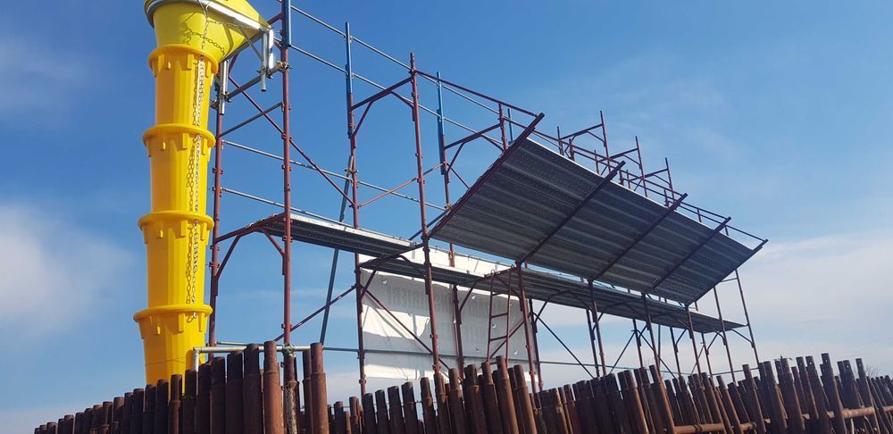 Sistem evacuare moloz, tubulatura moloz santier, tobogan santier