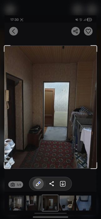 Ijaraga kvartira bollarga 800ming