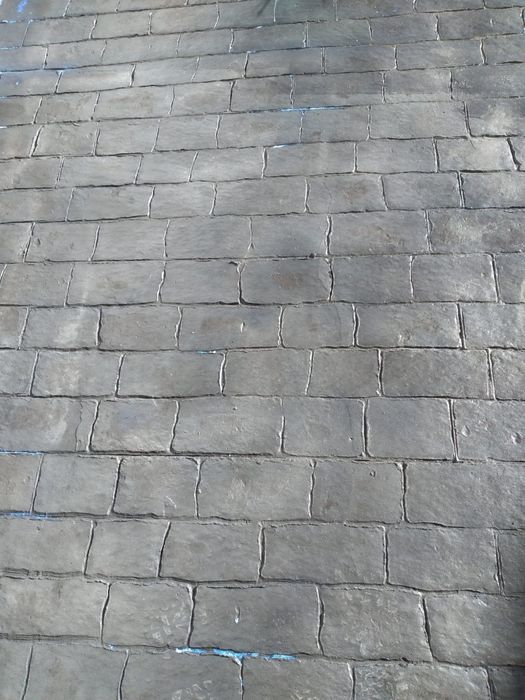 Beton amprentat .
