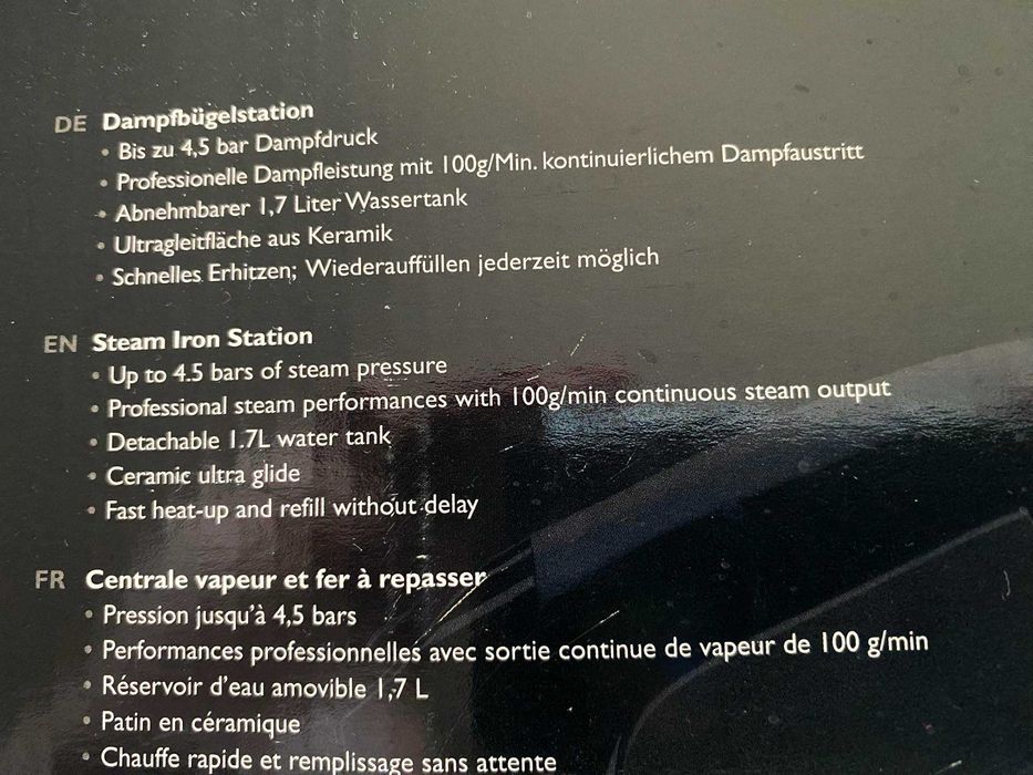 statie de calcat cu aburi Grundig