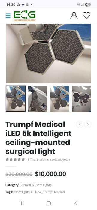 Lampa medicala functionala Trumpf iLed 5k