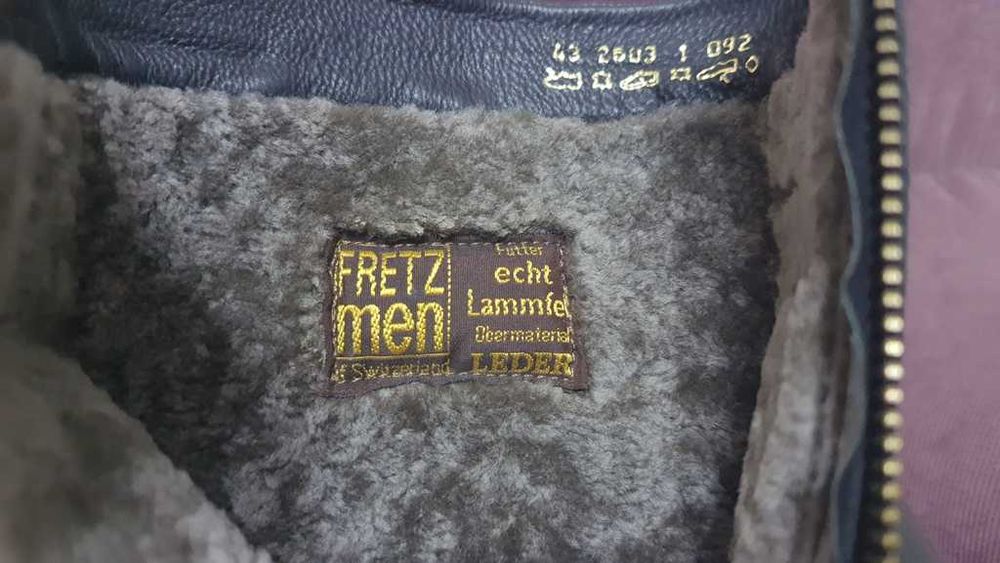 Ghete piele naturala, blanita naturala de miel, de la FRETZ marimea42