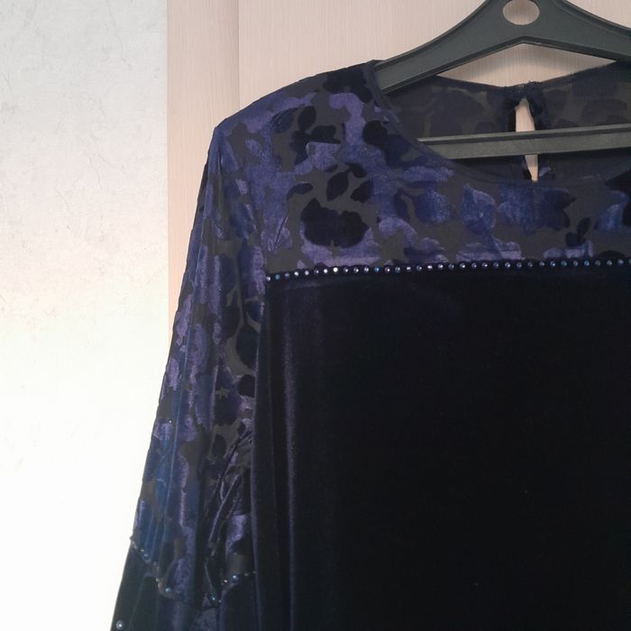 Платье велюровое нарядное