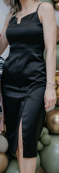 Вечернее черное платье