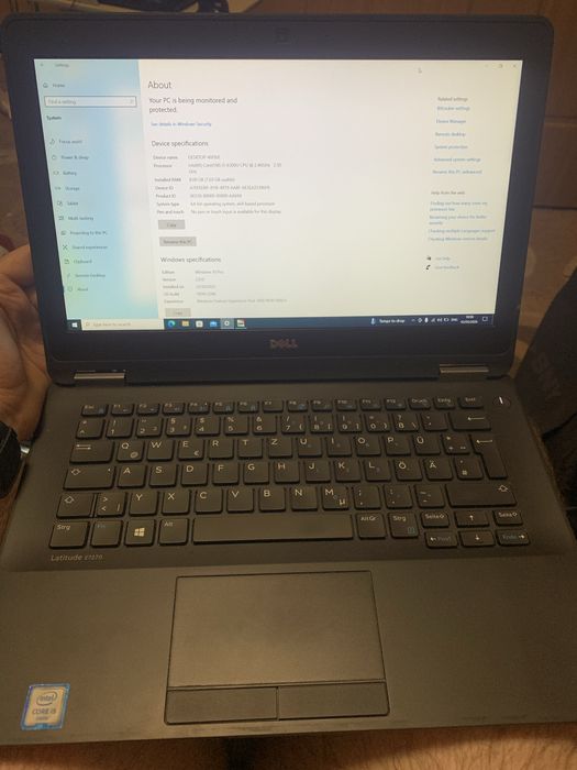 Vand laptop dell latitude E7270