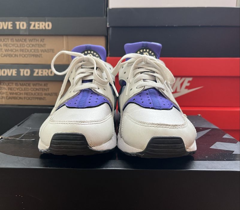 Nike Air Huarache White Lapis Aluminum Black 40 номер дамски маратонки