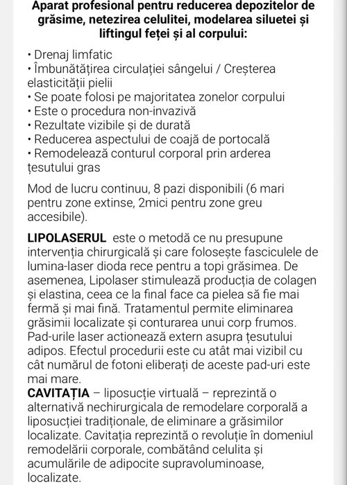 Aparat Remodelare Corporala 6 in 1