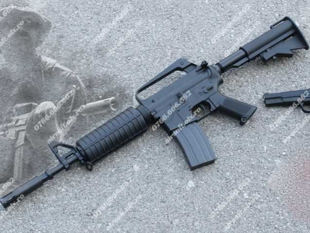 NOU! Pusca Airsoft Colt M4 - MODIFICATĂ - Electrica + Muniție INCLUSĂ!