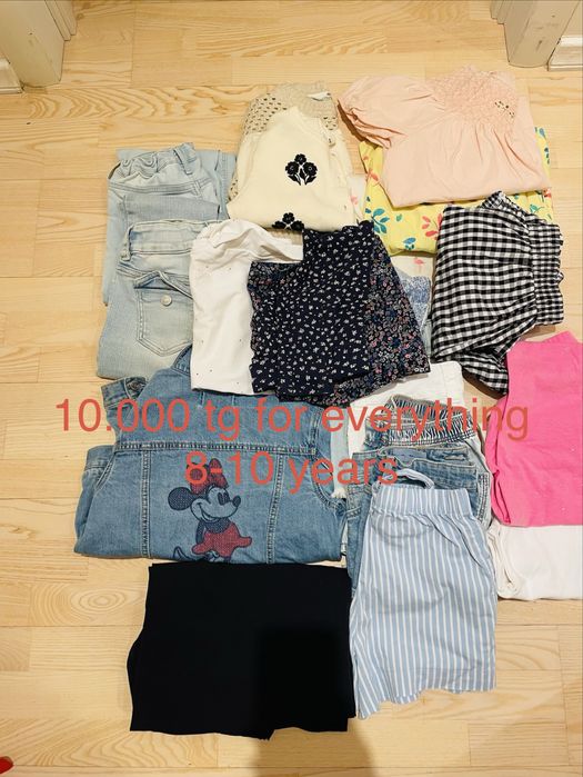 Одежда для девочки 8-10 лет, за всё
