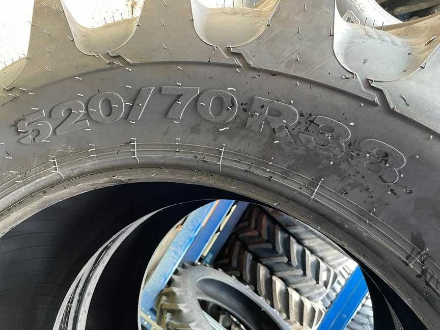 OZKA Anvelope noi agricole de tractor spate 520/70 R38 Tubeless