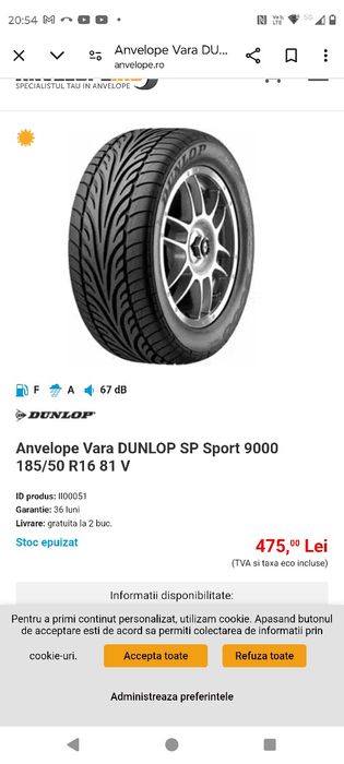 Set  Jante +Anvelope