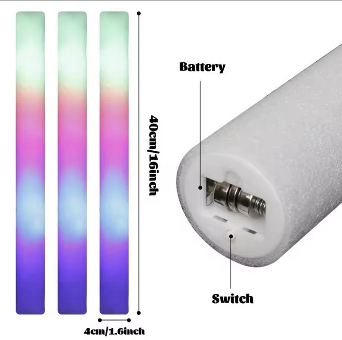 200 Baghete Luminoase pentru Petreceri