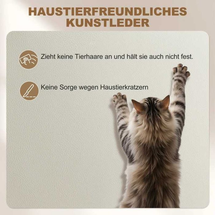 Офис стол HOMCOM с функция за накланяне, въртящ се стол