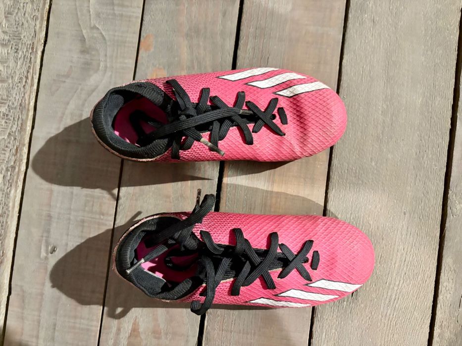 Ghete fotbal copii Adidas X Speedportal.4 – Mărimea 31.5 (Roz/Negru)