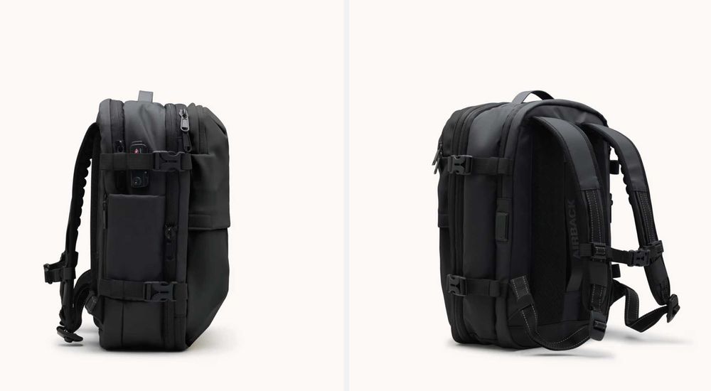 Раница за пътуване The Airback® GO с въздушна помпа и несесер