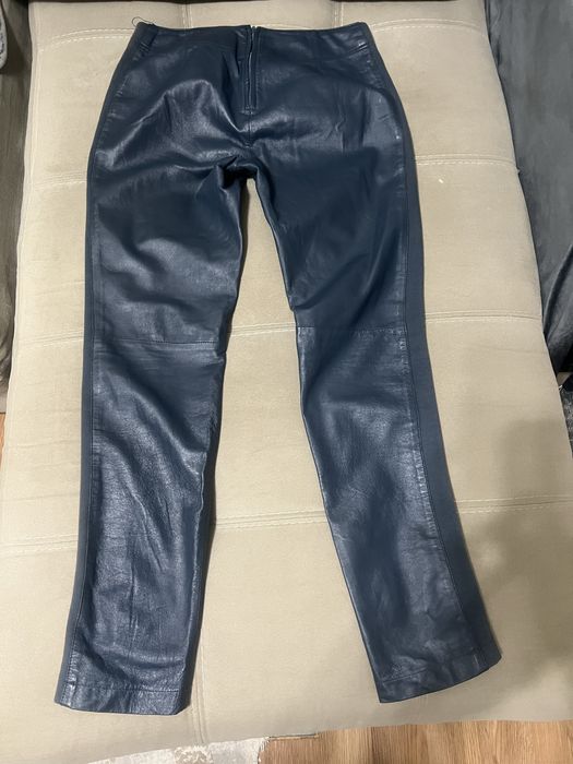 Брюки женские кожаные