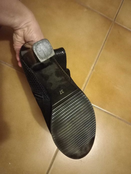 Botine piele intoarsa, marime 37