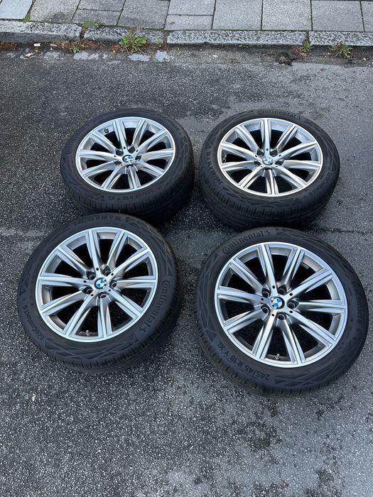 jante bmw g30 g31 5x112 anvelope continental oe bmw 245 45 18 dot 2024