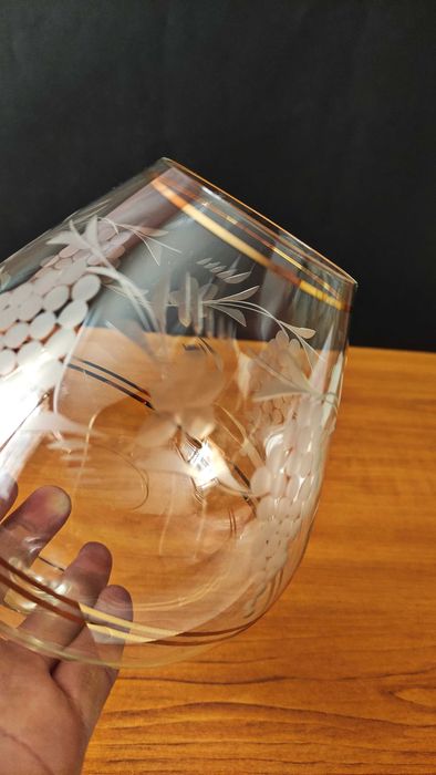 Три огромни чаши от безоловен кристал по 1 литър