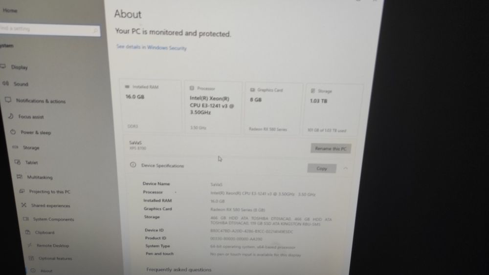 PC gaming+monitor 24 acer