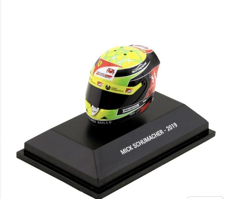 Cască moto mini MICK SCHUMACHER an 2019 scara 1:8