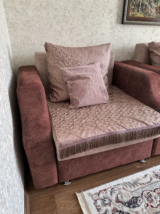 Продам раскладной диван+кресло