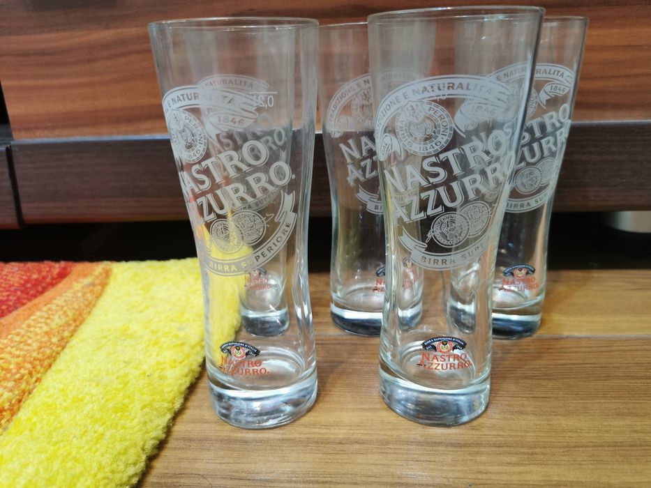 Set 5 pahare Peroni de colectie