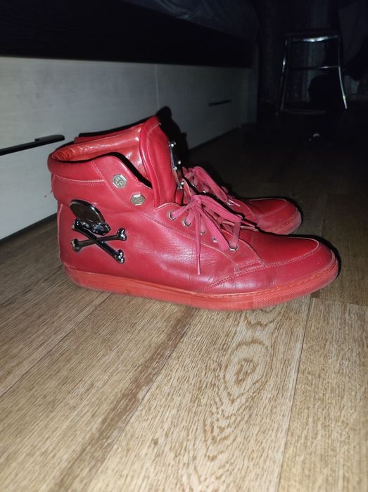 Кросовки Philip plein red. 44 размер. Оригинал.