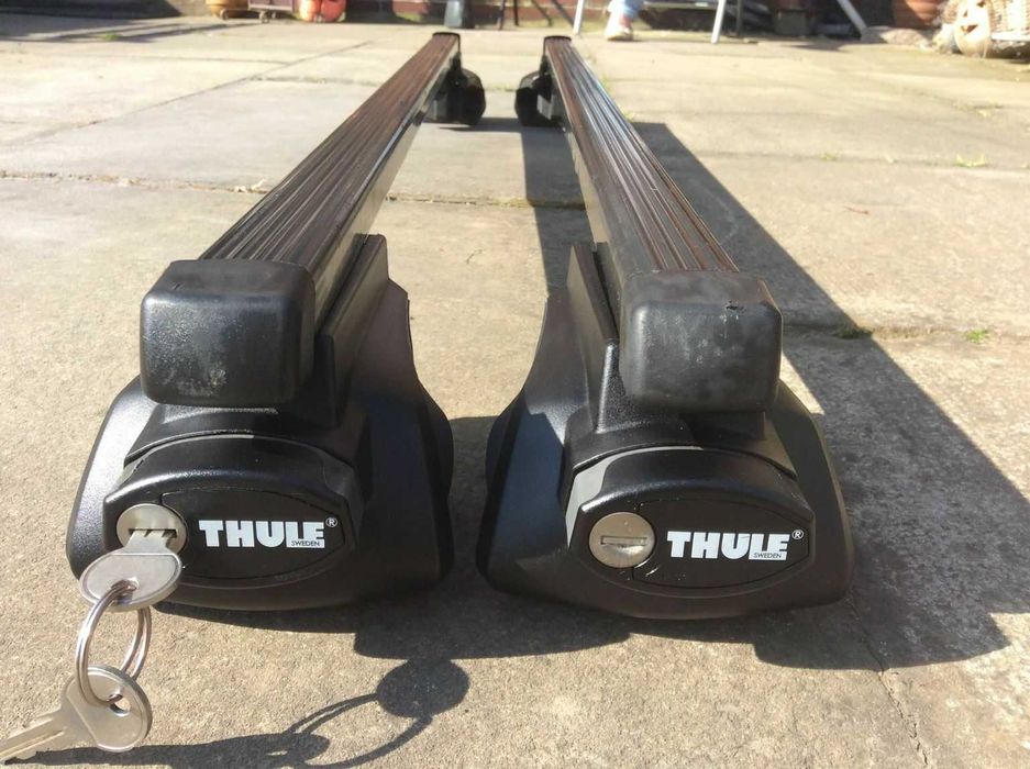 Thule 757 багажник , захвати за греди/рейлинг