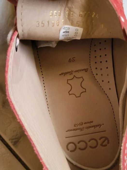 Pantofi Ecco piele intoarsa dama 39