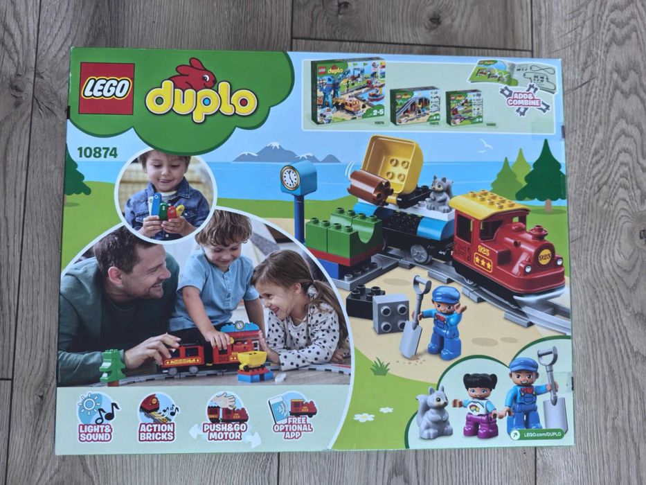 LEGO DUPLO - Tren cu aburi 10874