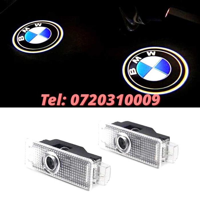 Lampi Led Logo Portiere, Holograme, Dedicate Bmw E90, E60, F10, F01