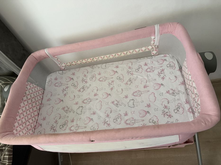 Patut co-sleeper Chipolino roz