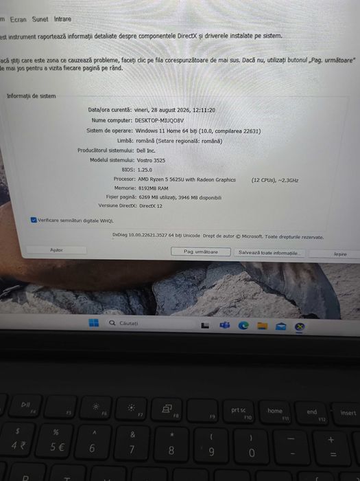 Laptop dell vostro 3525