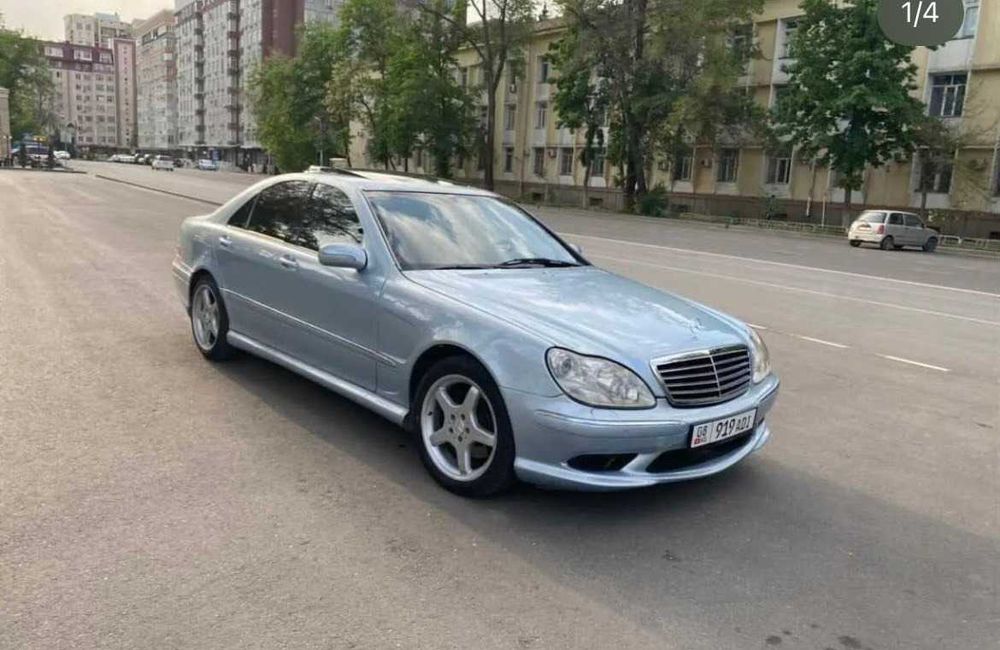 Бампер пороги на мерседес W220 мерседес