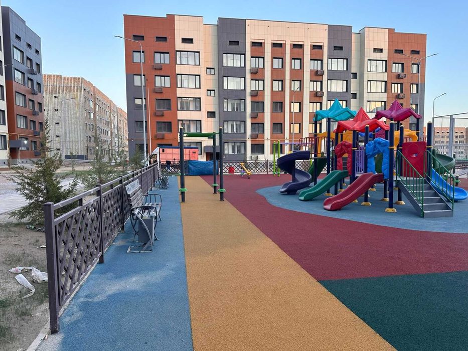 Тартановое покрытие, резиновая крошка под ключ от 5500тг кв.м.