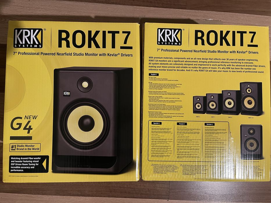 Monitoare Studio Profesionale KRK Rokit 7 G4