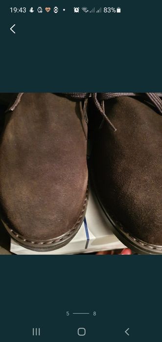 Ghete piele naturala întoarsă barbati