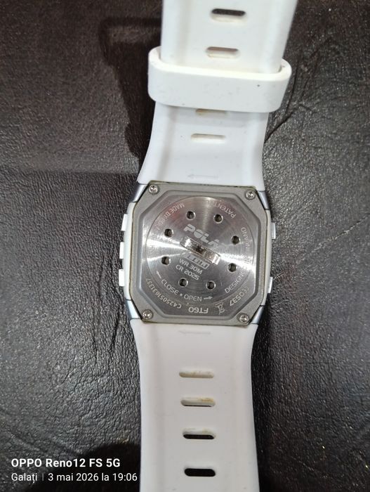 Polar FT60 ceas electronic  alb