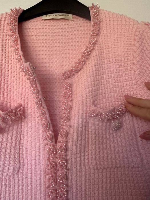 Розова рокля модел Self Portrait