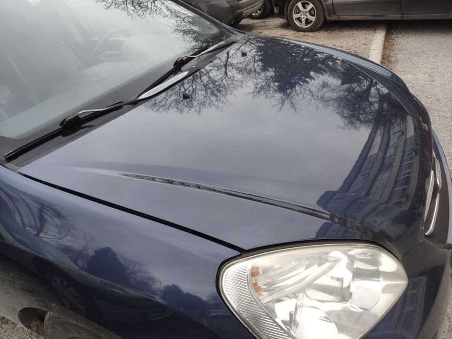 Преден капак Kia Carens III 2008 година - тъмно син - Кия Каренс