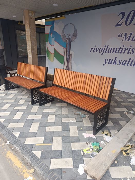 Скамейка металлические т