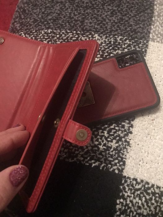 Husa telefon Xs Max si portofel piele