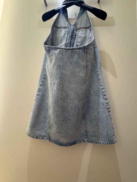 Деним рокля с гол гръб Tommy Hilfiger