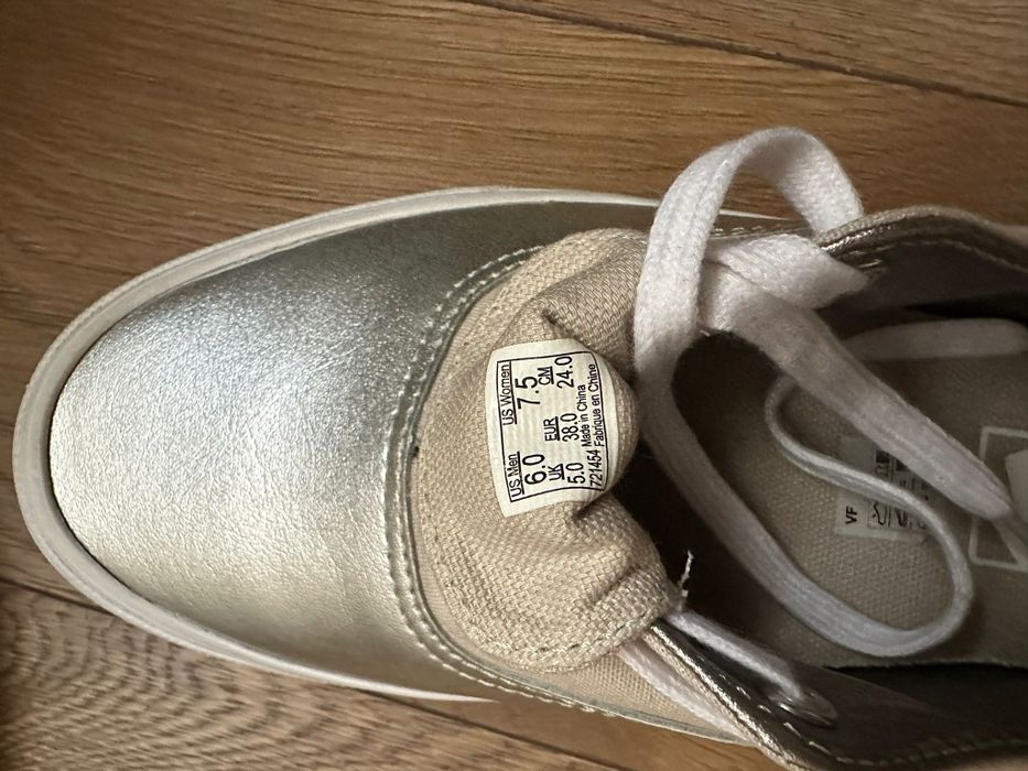 Vans authentic decon argintii-aurii