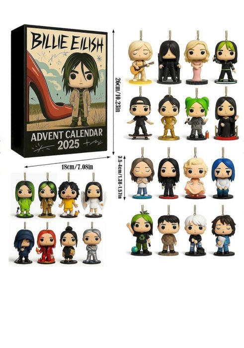 Адвент Календар с фигурки Били Айлиш / Billie Eilish