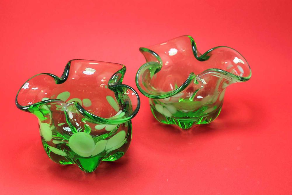 Прекрасный подарок Женской половине 2 вазочки -КОНФЕТНИЦЫ, цвета жизни