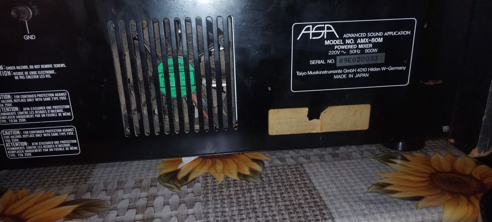 Power mixer Asa amx 80m