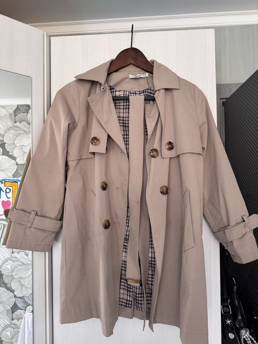 Детский тренч в стиле Burberry, 134–146 см