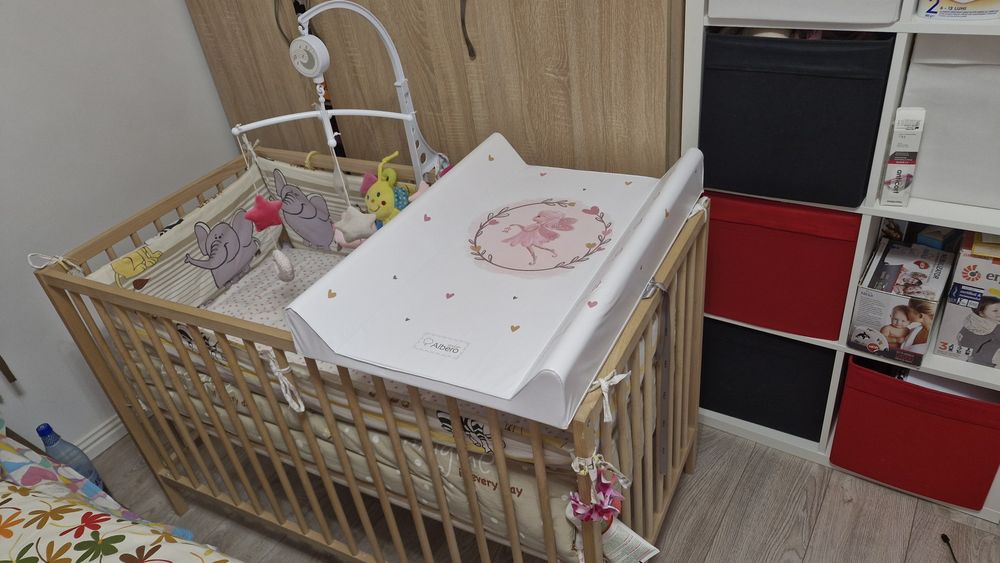 Pătuț ikea cu 2 nivele